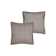 Poduszka ELLIE 45x45 taupe pikowana