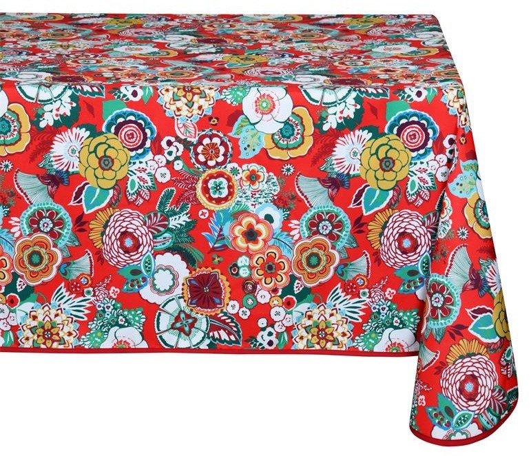 Obrus ogrodowy GIPSY kwiaty 140x240 cm