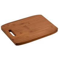 Deska bambusowa ciemna z uchwytem 38x25x1,6 cm