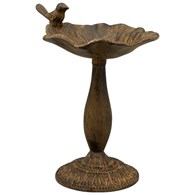 Żeliwne poidełko z ptaszkiem h23 cm