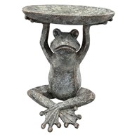 Poidełko ogrodowe z żabą h29,5 cm