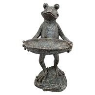 Poidełko ogrodowe – żaba z miską h42 cm