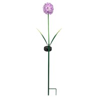 Ozdobny kwiat LED na patyku liliowy h70 cm