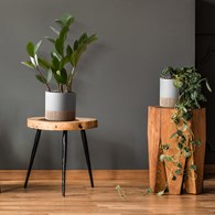 Osłonka ceramiczna MILI2 szara 13 cm