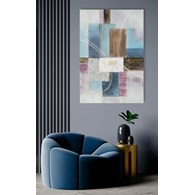 Obraz 593 60x90 cm geometryczny kolaż