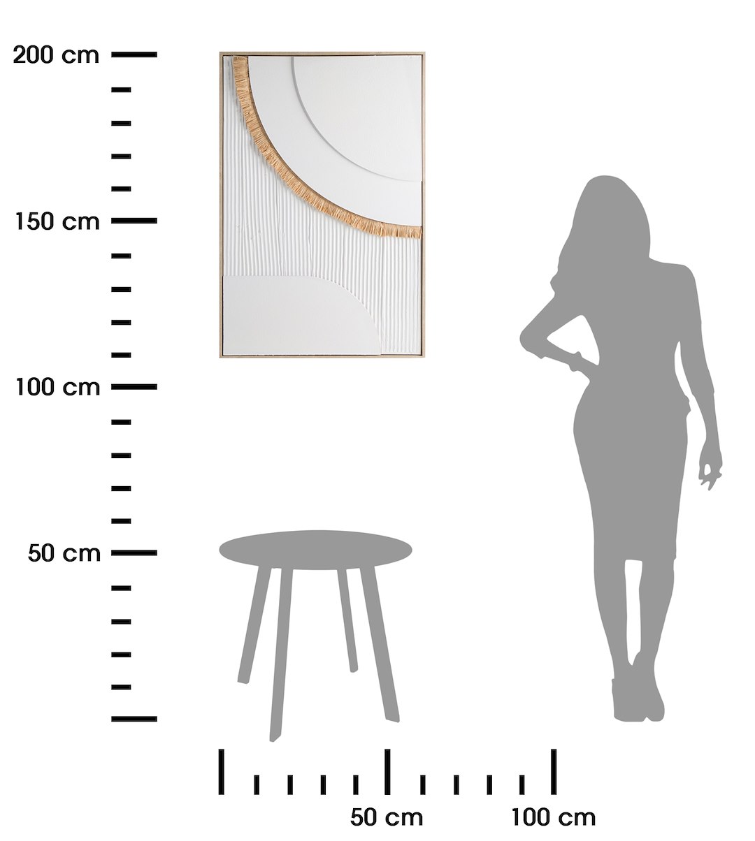 Obraz 603/A 60x90 cm naturalne boho 3D