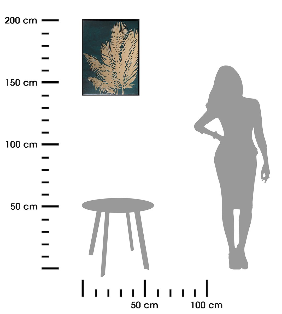 Obraz 639/A 45x60 cm motyw palmy