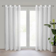 Elegancka zasłona SELMA Eva Minge 135x250 cm biała