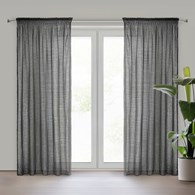 Elegancka zasłona REINA Eva Minge 135x270 cm czarna