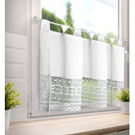 Zazdrostka MADDELINE 60x150 biała ażurow