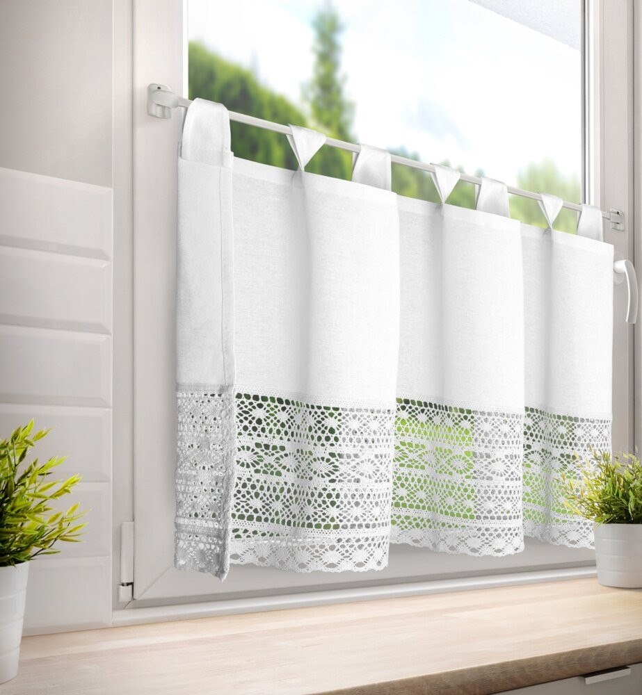 Zazdrostka MADDELINE 60x150 biała ażurow