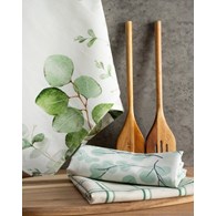 Komplet 3 ścierek CLOVER 50x75 wzór rośl