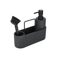 Dozownik na płyn ze szczotką i podstawką