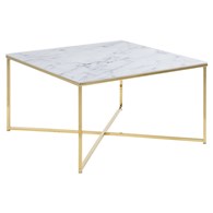 Stolik kawowy Falchetto Gold 80 x 80 cm