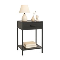 Czarna szafka nocna Seaford