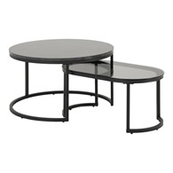 Zestaw stolików kawowych Spiro czarne