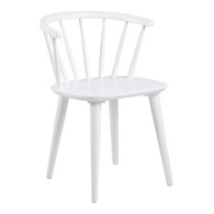 Białe krzesło do jadalni Ida