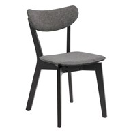 Krzesło do jadalni szaro-czarne Roxby