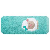 Ręcznik BABY31 50x90 cm miętowy Mięciutki i bardzo delikatny dziecięcy ręcznik kąpielowy z chłonnej tkaniny frotte z naturalnej bawełny