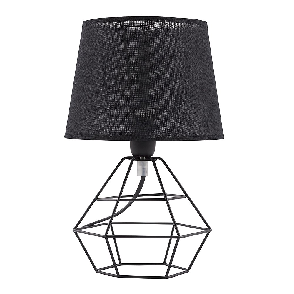 Lampka Nocna DIAMOND Czarna 34cm