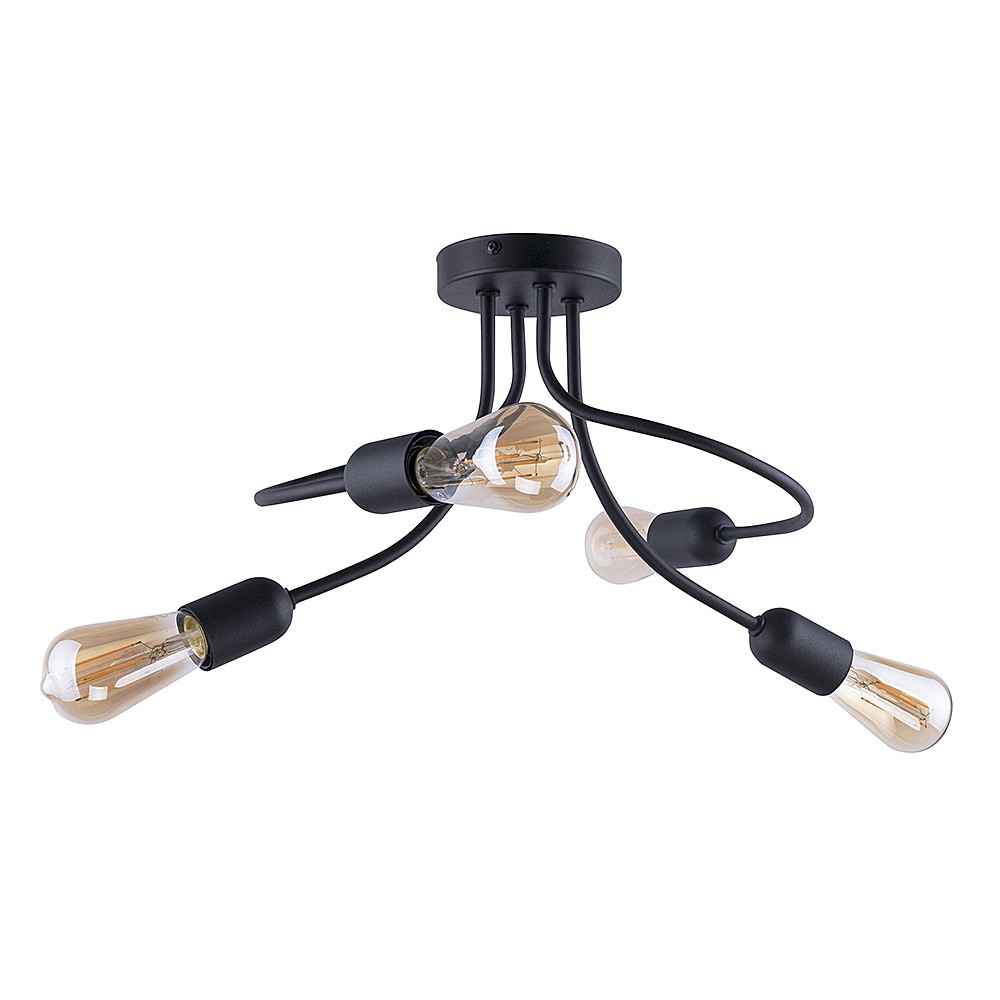 Lampa Sufitowa FADO Czarny 4xE27