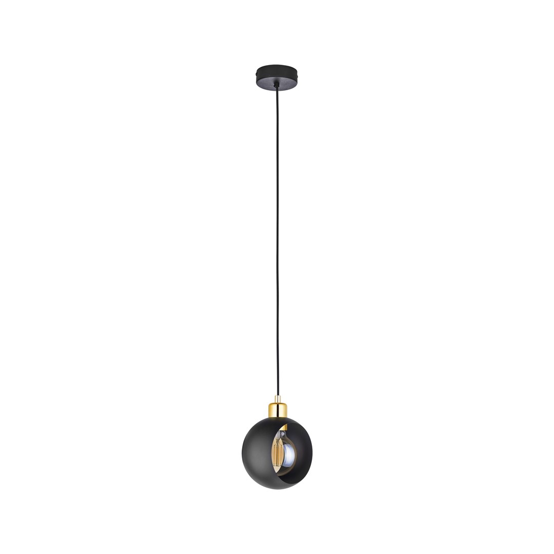 Lampa Wisząca CYKLOP Czarny/Patyna 1xE27