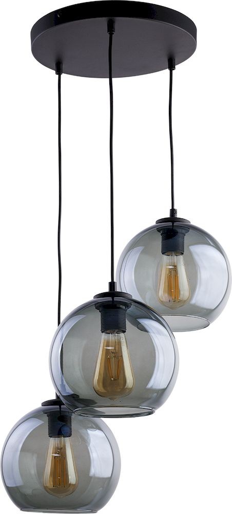 Lampa Wisząca CUBUS Grafitowy 3xE27