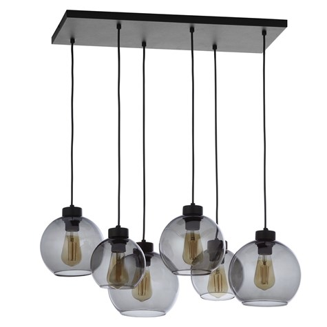 Lampa Wisząca CUBUS Grafitowy 6xE27