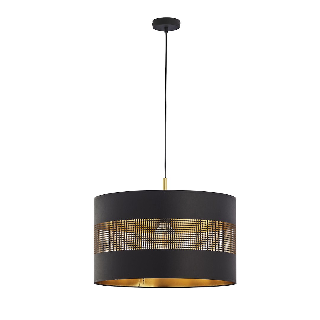 Lampa Wisząca TAGO Czarny 1xE27 50cm