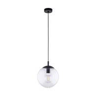 Lampa Wisząca ESME Transparentny Szklany Klosz 1xE27 25 cm