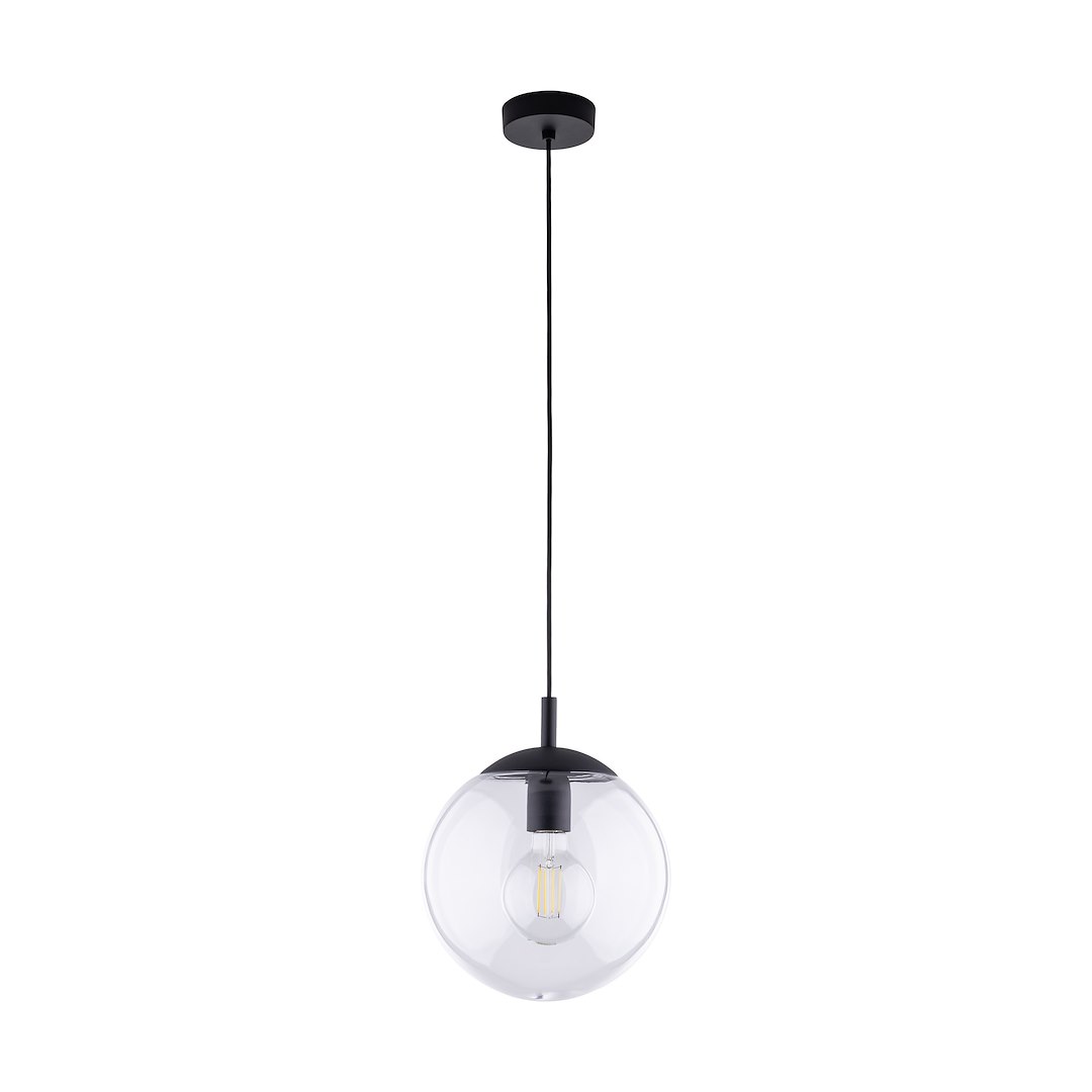 Lampa Wisząca ESME Transparentny Szklany Klosz 1xE27 25 cm