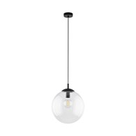 Lampa Wisząca ESME Transparentny Szklany Klosz 1xE27 35 cm