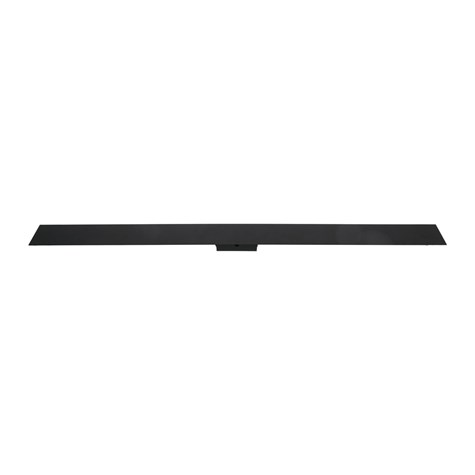 Kinkiet NAVI LONG Czarny LED 24W 100cm