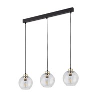 Lampa Wisząca DEVI Transparentny 3xE27 Listwa