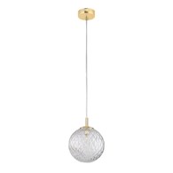 Lampa Wisząca CADIX Złoty 1xG9 21cm