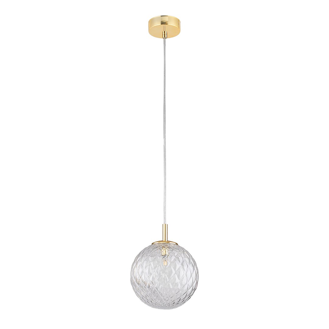 Lampa Wisząca CADIX Złoty 1xG9 21cm