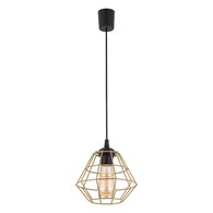 Lampa Wisząca DIAMOND Złota 1xE27 22cm