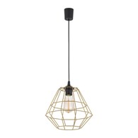 Lampa Wisząca DIAMOND Złota 1xE27 30cm