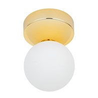 Lampa Sufitowa BIANCA GOLD Okrągła 1xG9