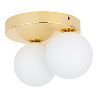 Lampa Sufitowa BIANCA GOLD Okrągła 2xG9