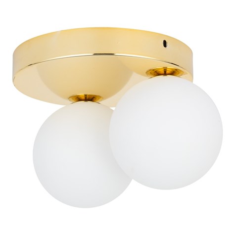 Lampa Sufitowa BIANCA GOLD Okrągła 2xG9