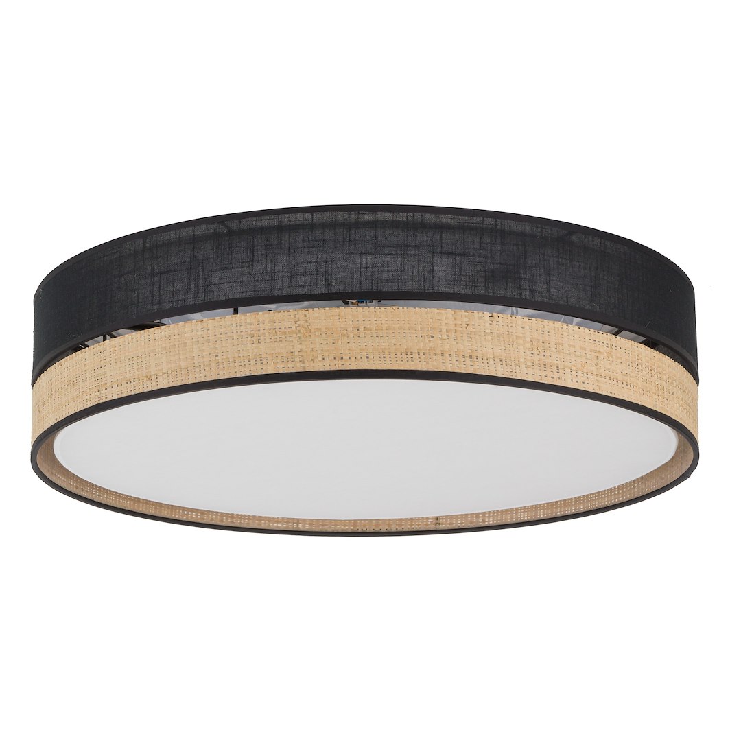 Lampa Sufitowa PAGLIA Czarny 4xE27 45cm