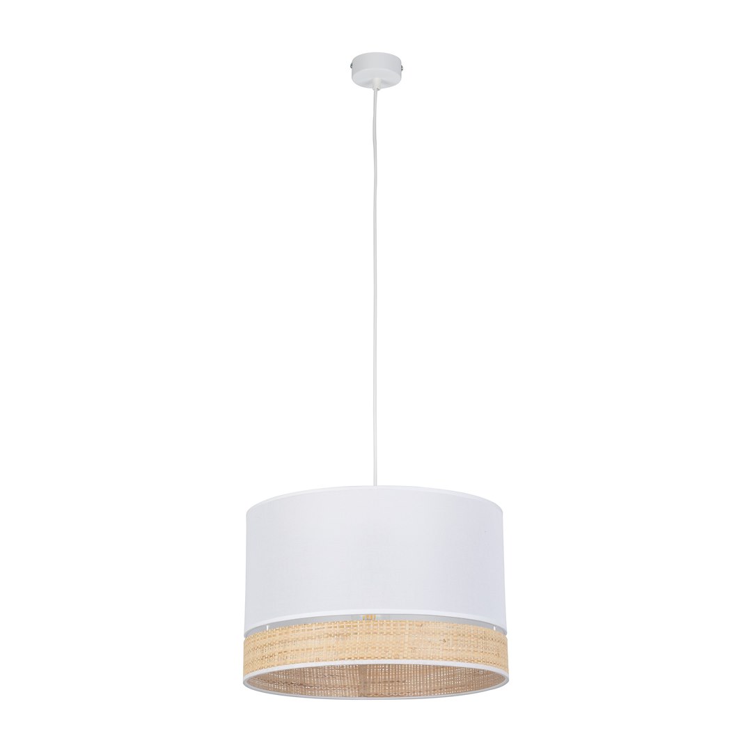 Lampa Wisząca PAGLIA Boho Biały 1xE27 38cm