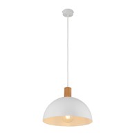 Lampa Wisząca OSLO Biały 1xE27 33,5cm