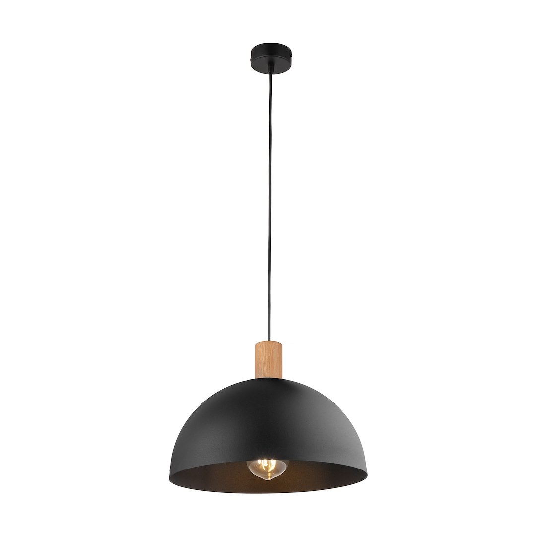 Lampa Wisząca OSLO Czarny 1xE27 33,5cm