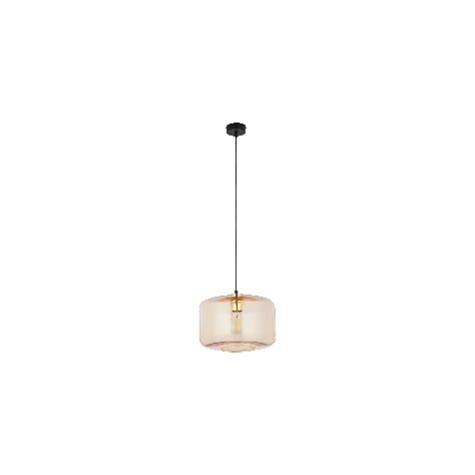 Lampa Wisząca ALMA bursztyn 1xE27