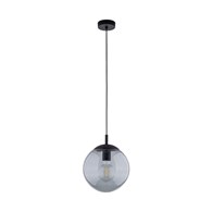Lampa Wisząca ESME Grafitowy Szklany Klosz 1xE27 25 cm