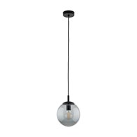 Lampa Wisząca ESME Grafitowy Szklany Klosz 1xE27 30 cm