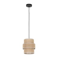 Lampa Wisząca CALISTO Juta Abażur 1xE27 20 cm