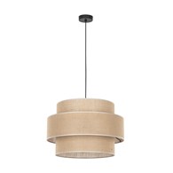 Lampa Wisząca CALISTO Juta Abażur 1xE27 50 cm
